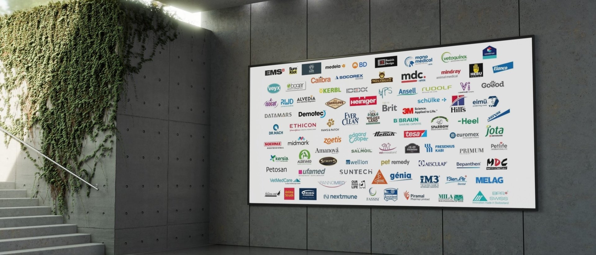 Displayschilderung, Wandbild, Logo-Sammlung, Panel, Gebäudeeinrichtung