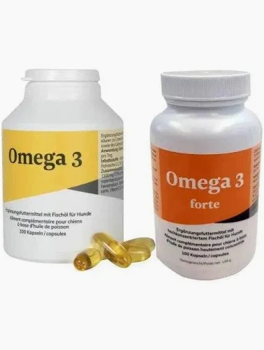 Omega 3, Kapseln, Fischöl, Nahrungsergänzung, Doppelpack